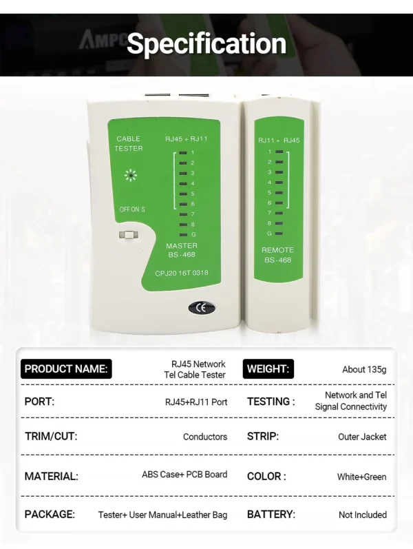 NETWORK CABLE TESTER - Image 2