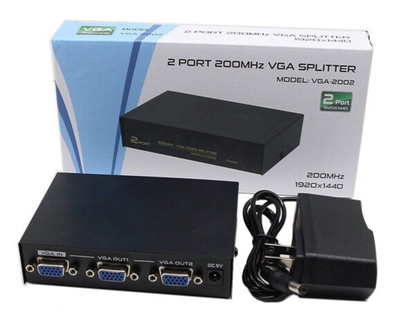 4 Port AV / RCA / Video Audio / Splitter 1in 4out