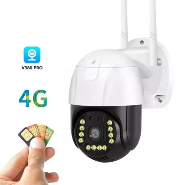 4G Sim Card Video Surveillance Wireless Camera